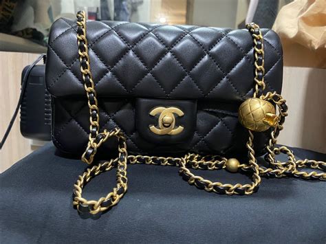 chanel mini 8 adjustable ball|Chanel Mini Classic Bags .